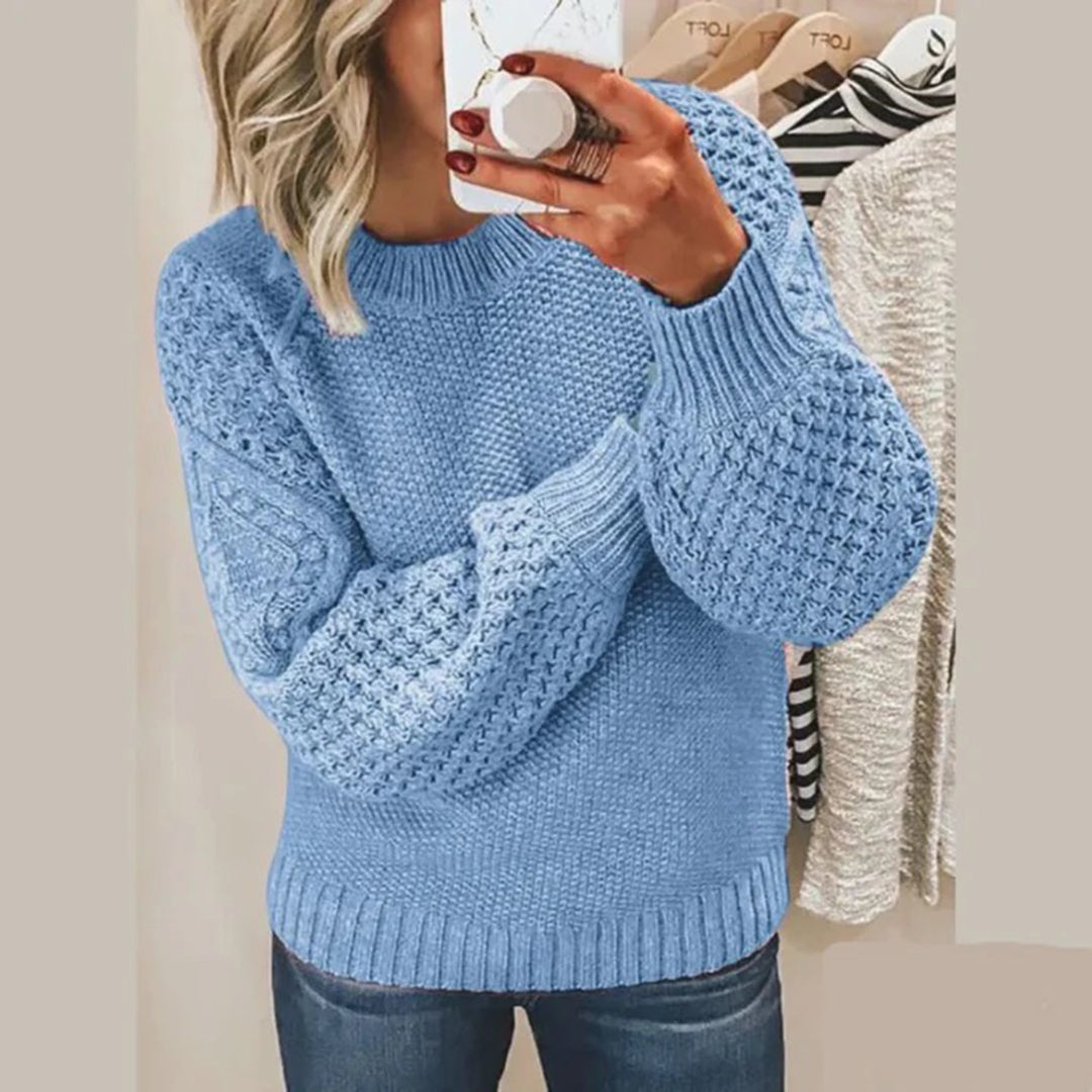 Der Helen Pullover — Sanft strukturiert