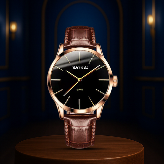 Ian | Elegante Quarz-Uhr in Roségold Dean | 40mm