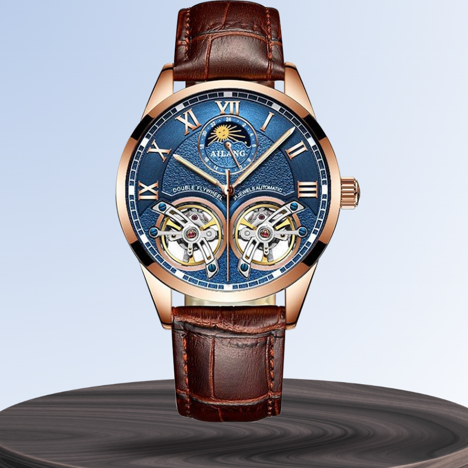 Alexander | Himmlisches Doppeltourbillon-Uhrenstück | 41mm