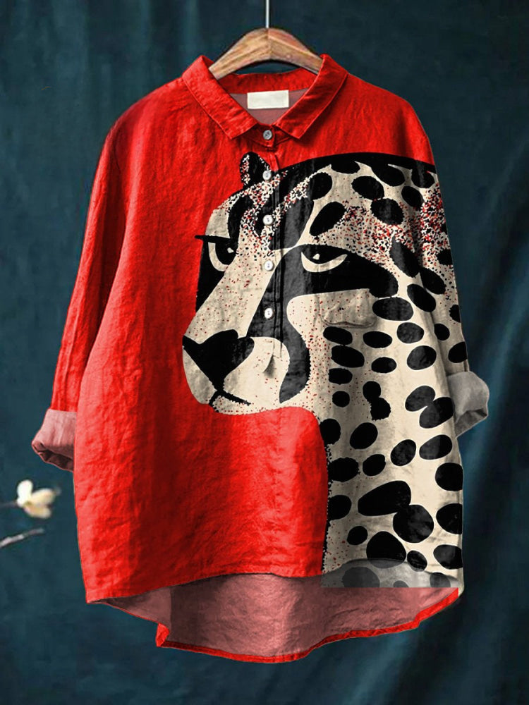 Nala | Auffälliges Gepardendruck-Shirt