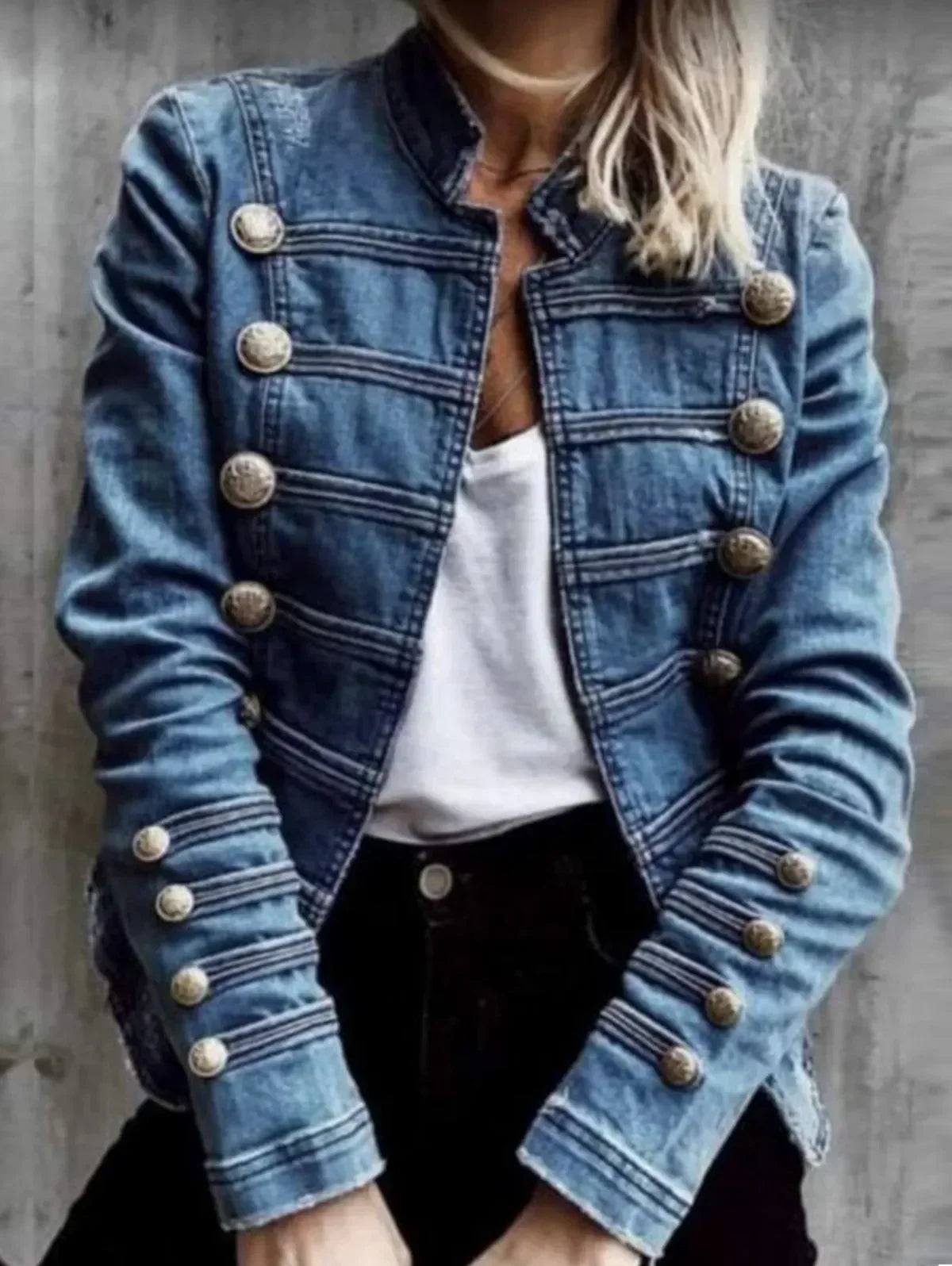 Damen Vintage Denim Jacke