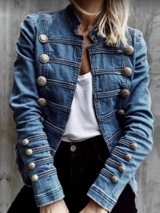 Damen Vintage Denim Jacke