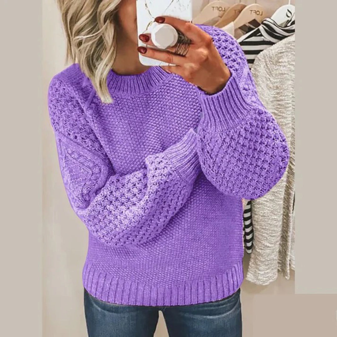 Der Helen Pullover — Sanft strukturiert