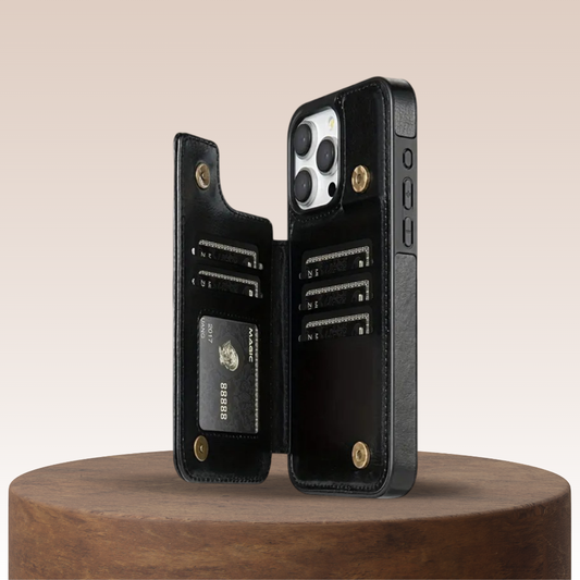 Harrison | RFID-blockierende magnetische Geldbörse Flip-Handyhülle