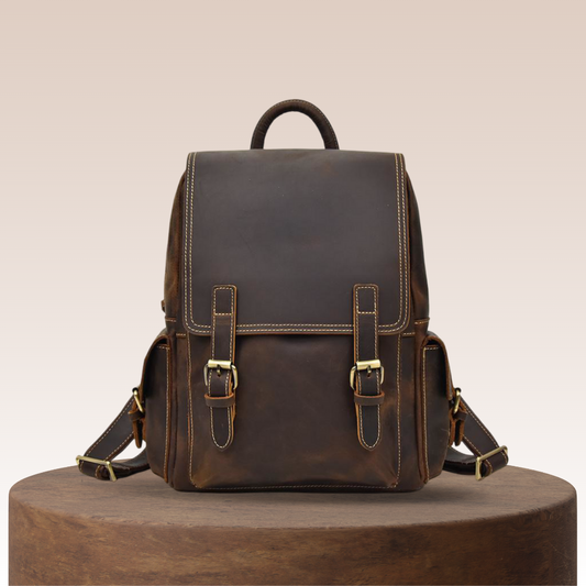 Marcus | Essentieller Vintage-Leder-Rucksack