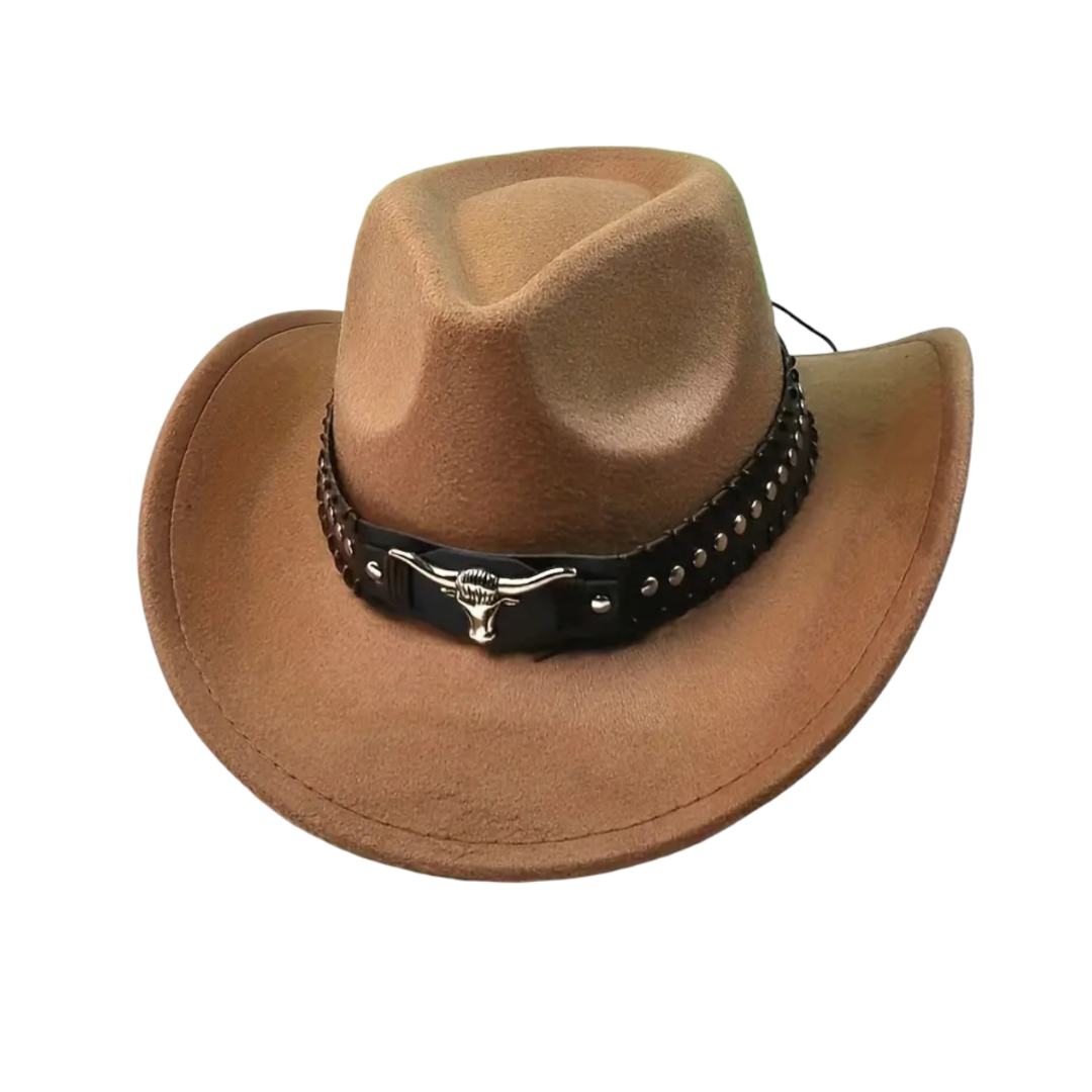 Dalton | Vintage Cowboyhut mit breiter Krempe und klassischem Western-Chic