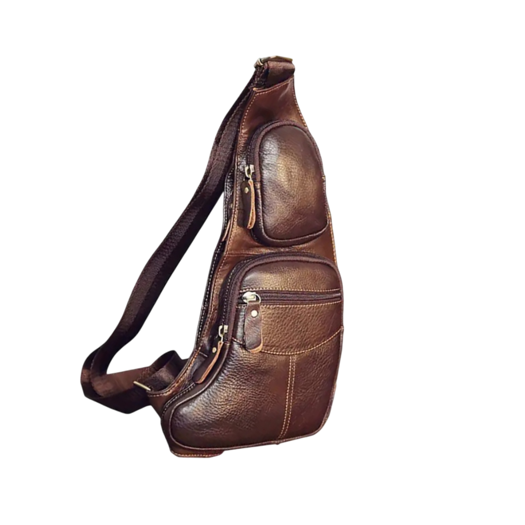 Beckett | Vintage Leder Brusttasche