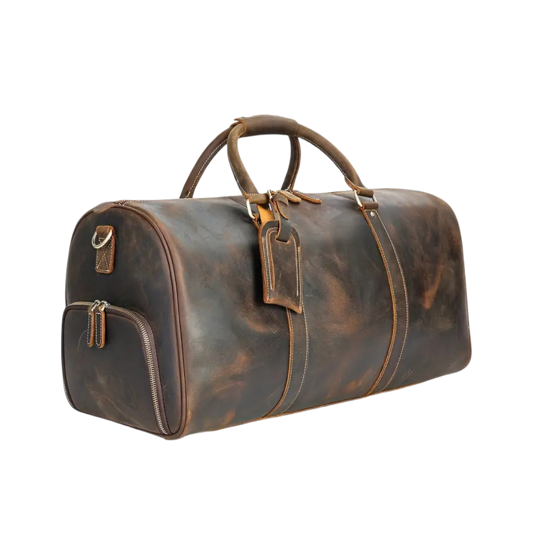 Arden | Klassische Leder-Duffel-Tasche
