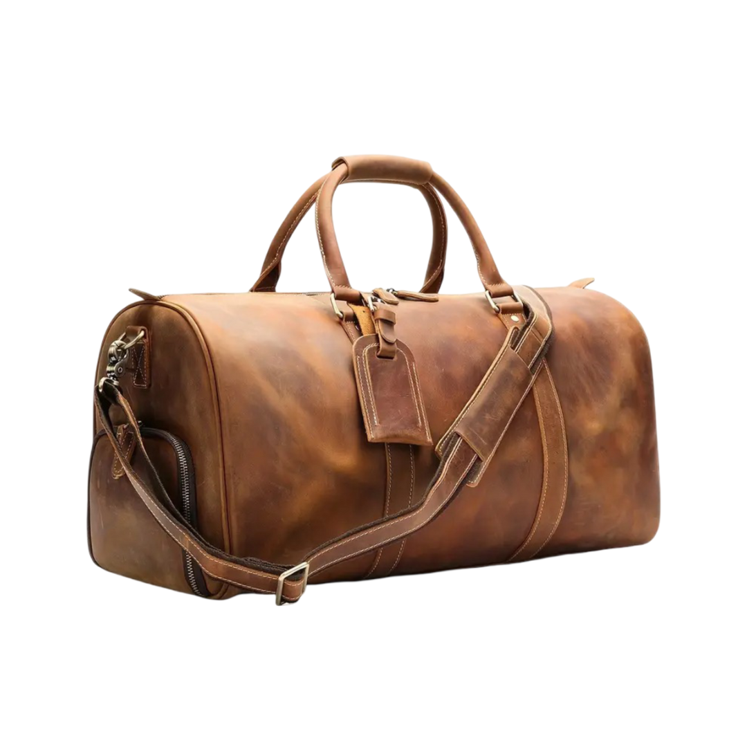 Arden | Klassische Leder-Duffel-Tasche