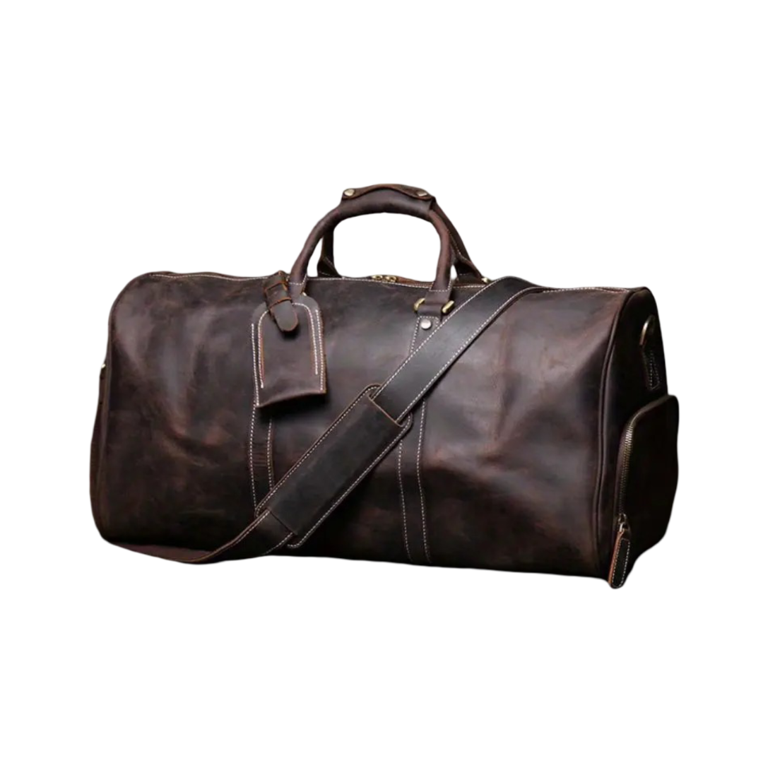 Montgomery | Echtes Oberleder Reise-Duffel-Crossbody-Bag
