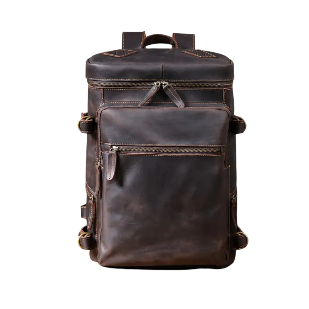 Hawthorne | Vintage-Leder-Laptop-Satteltasche & Reise-Rucksack