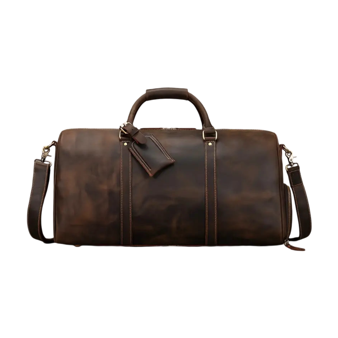 Callahan | Premium Leder Reise-Duffelbag