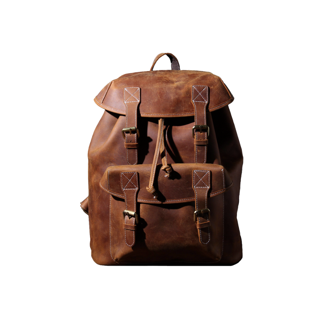 Robert | Vintage Organisierte Leder | Rucksack