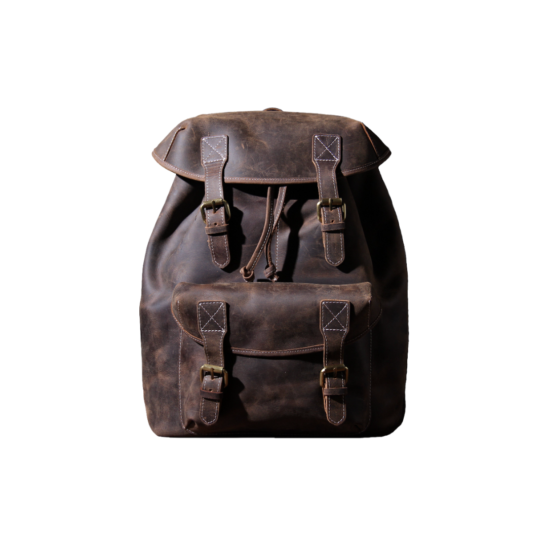 Robert | Vintage Organisierte Leder | Rucksack