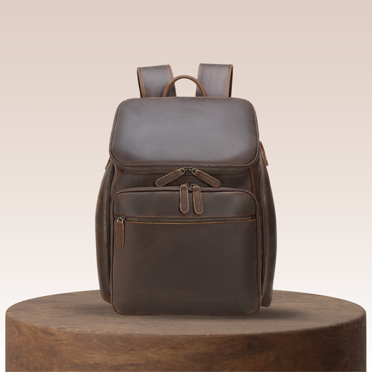 Laurent | Klassisches Leder mit Fronttasche