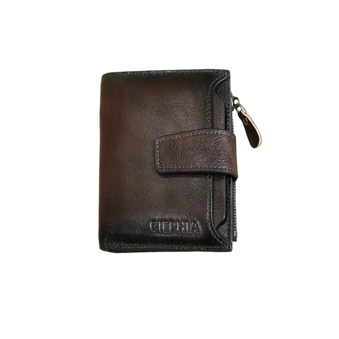 Callum | Vintage Leder RFID Dreifach-Wallet