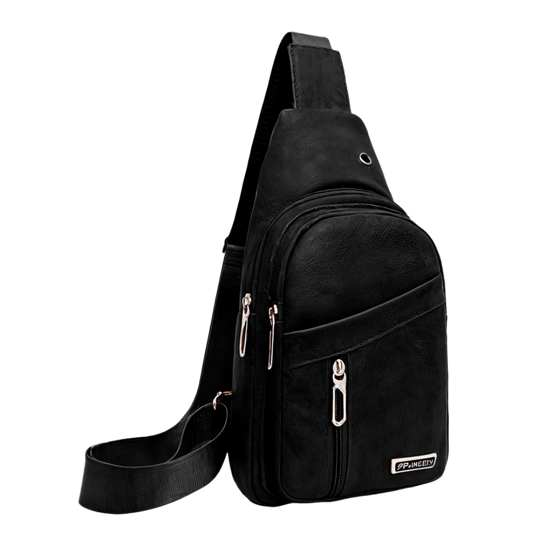 Lennox | Leder Sport Crossbody Brusttasche für Männer