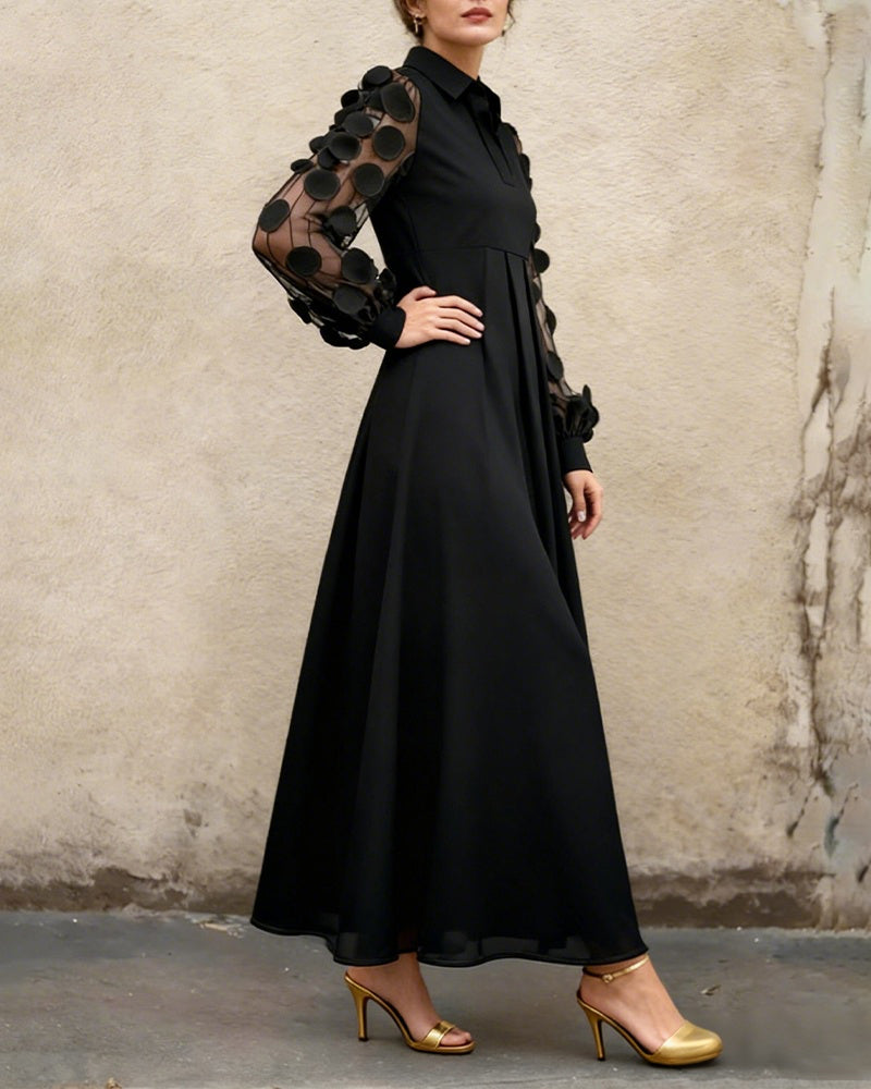 Elegantes und Trendiges V-Ausschnitt Kleid