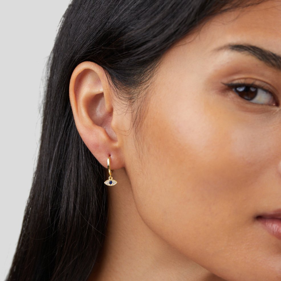 Sie Eye Drop Ohrringe