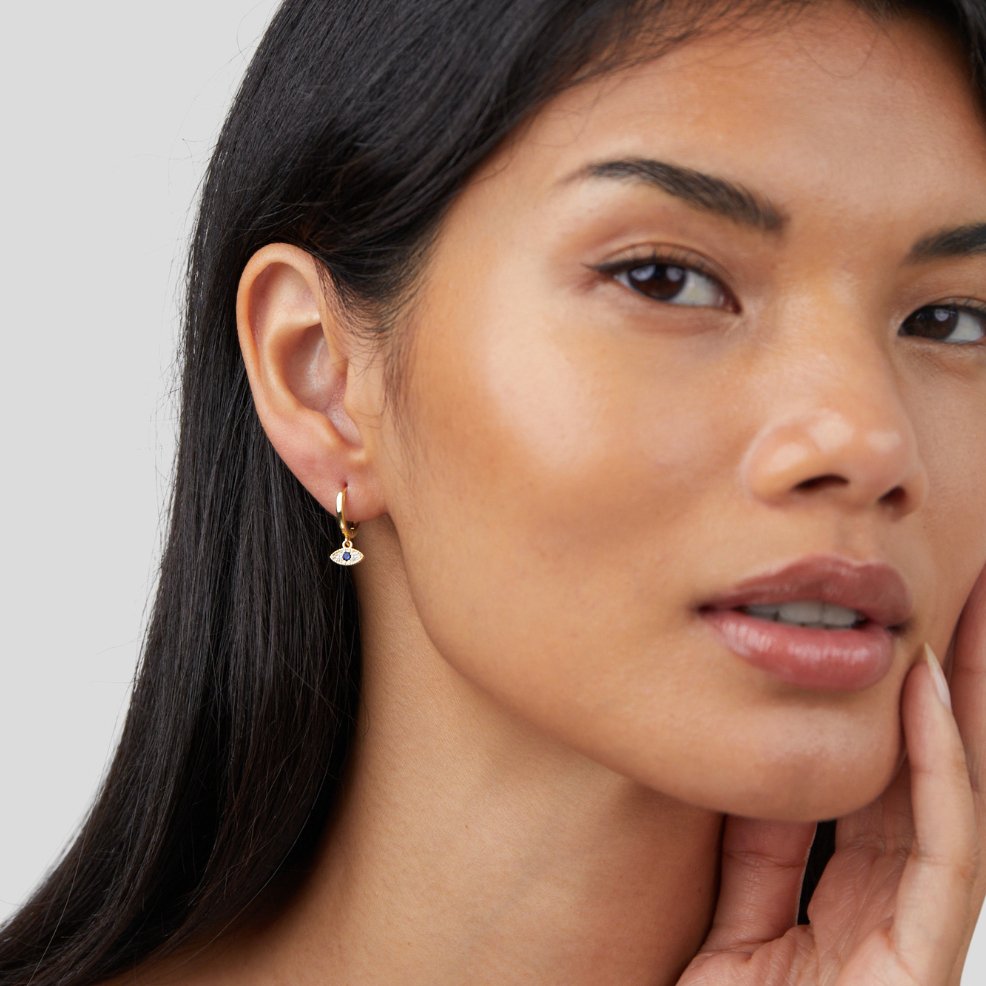 Sie Eye Drop Ohrringe