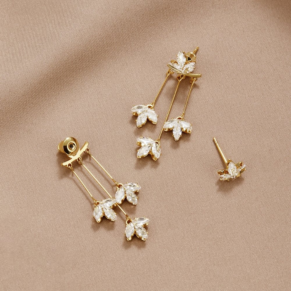 Elegante Wasserfall-Ohrringe