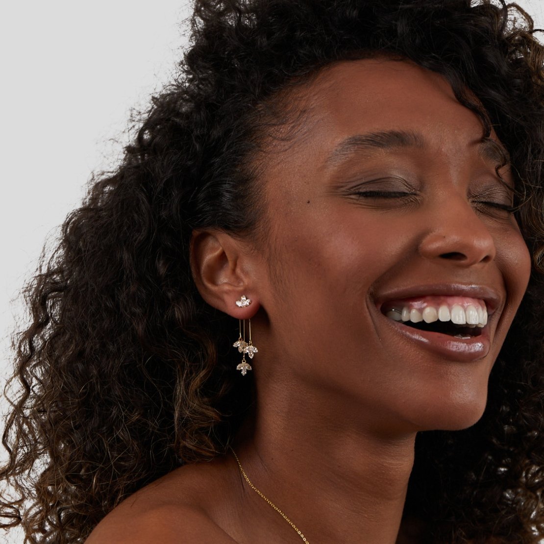 Elegante Wasserfall-Ohrringe