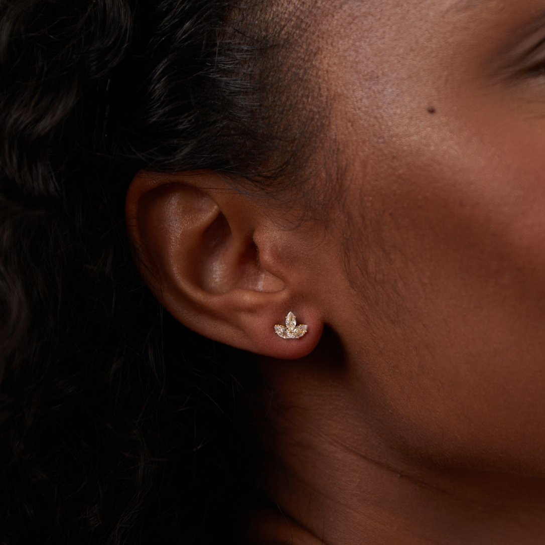 Elegante Wasserfall-Ohrringe