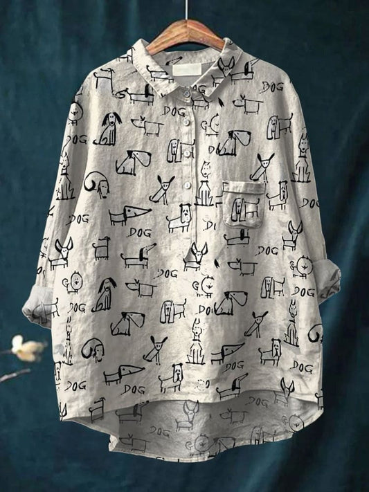 Zoe | Hund Doodle Shirt