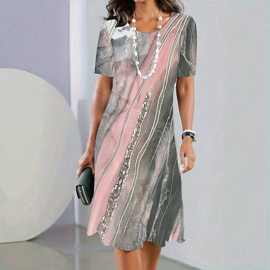 Vintage Gradient Kleid