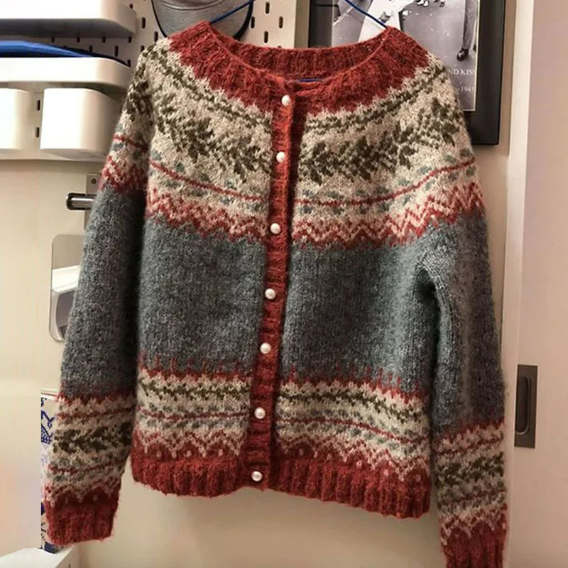Pauline | Vintage Isländischer Cardigan