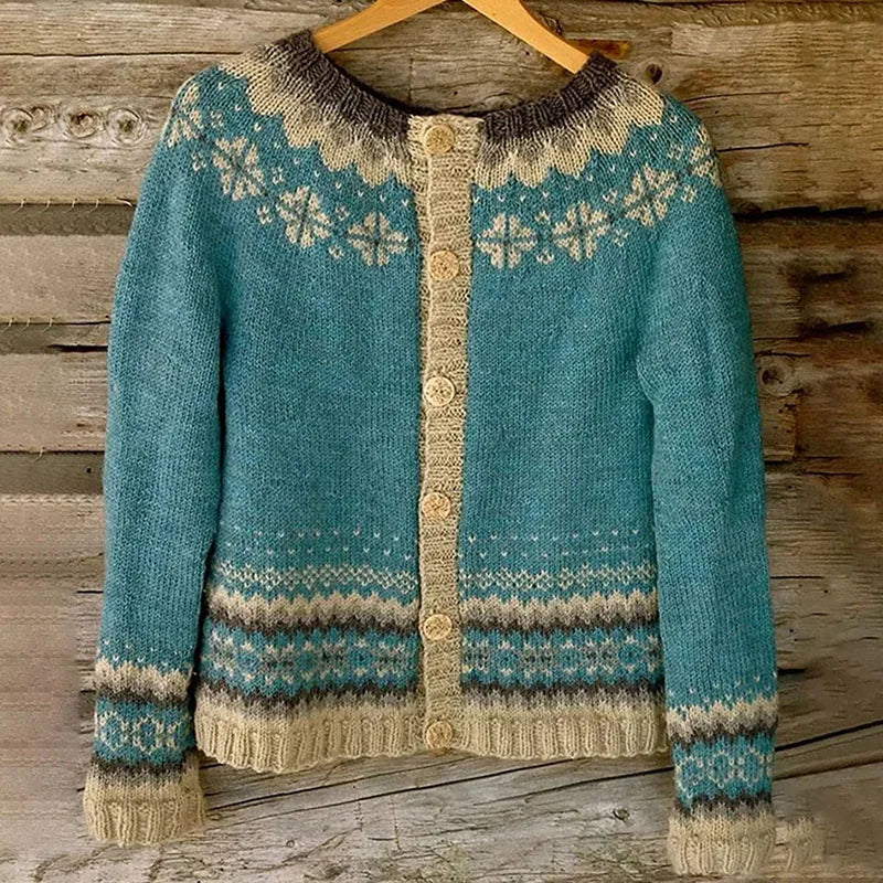 Valerie | Vintage Isländischer Cardigan