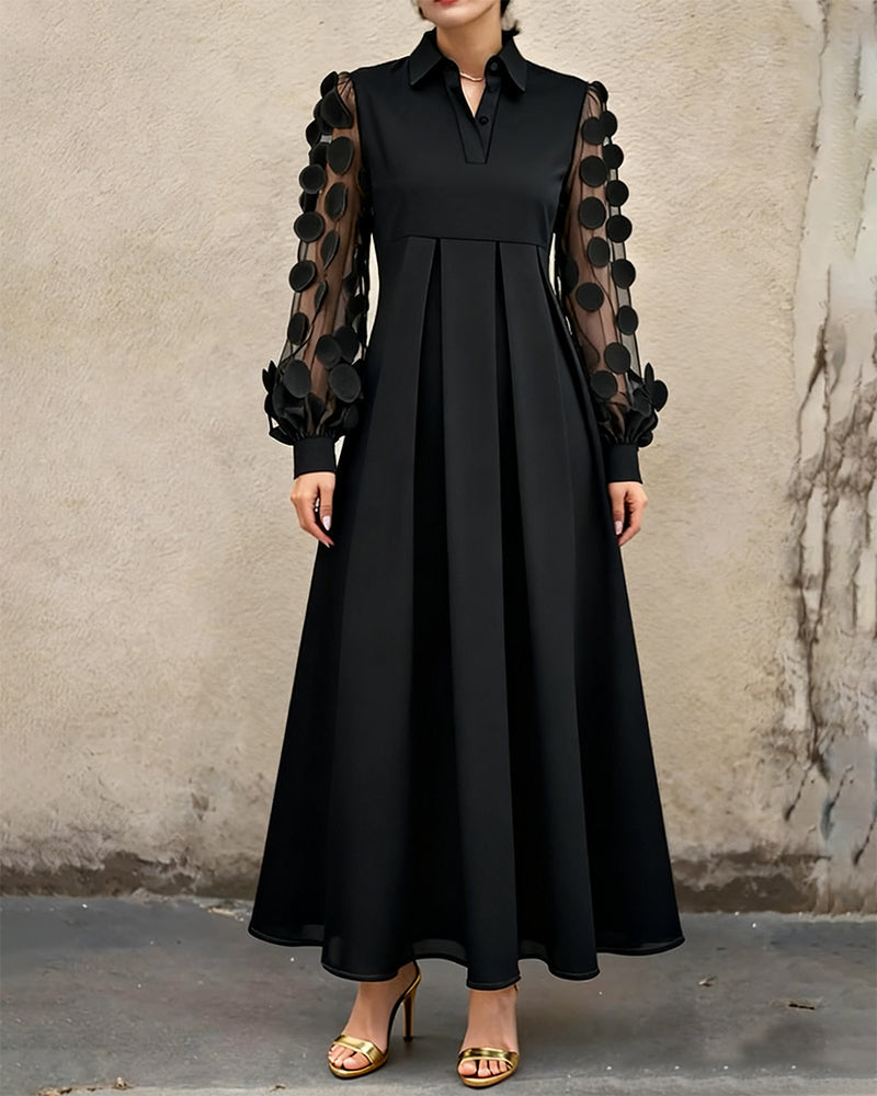 Elegantes und Trendiges V-Ausschnitt Kleid