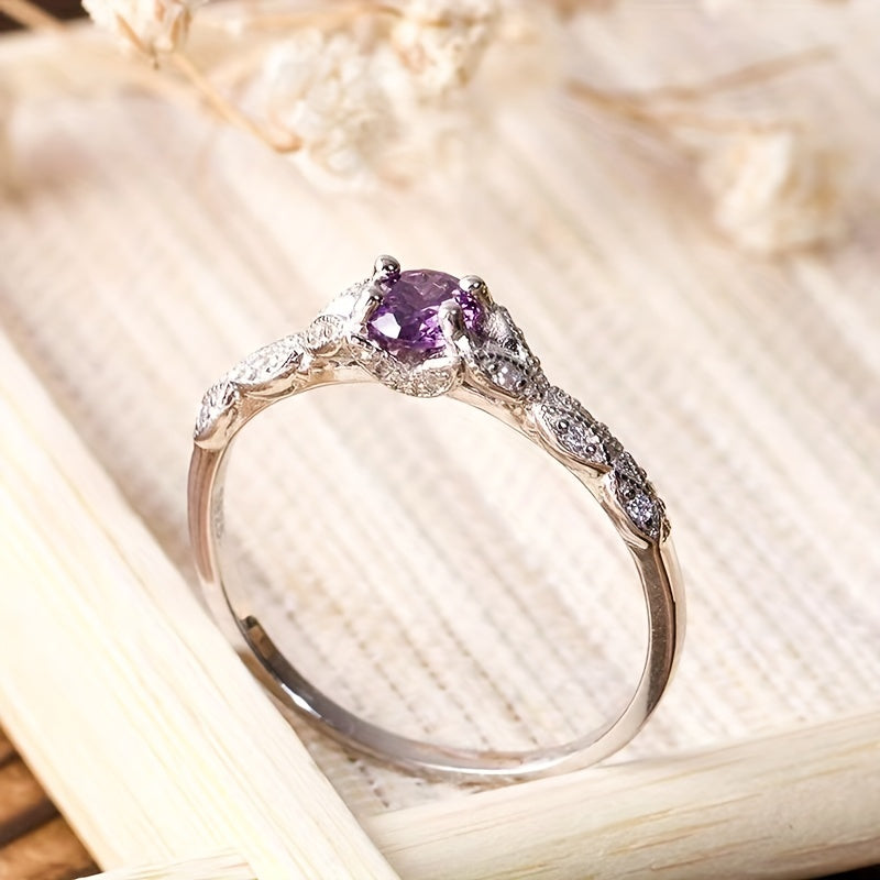 Brigitte Amethyst Ring