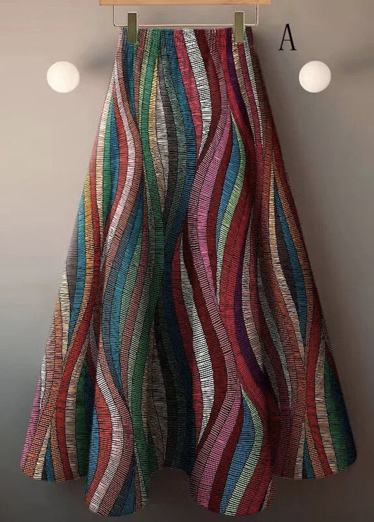 Modische und vielseitige hoch taillierte Eiskrepp-Rock für den Sommer