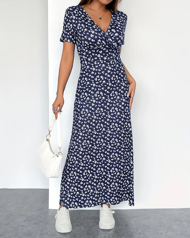 Elegantes Sexy Druckkleid