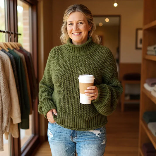 Der Mabel Pullover — Butterweicher Strick