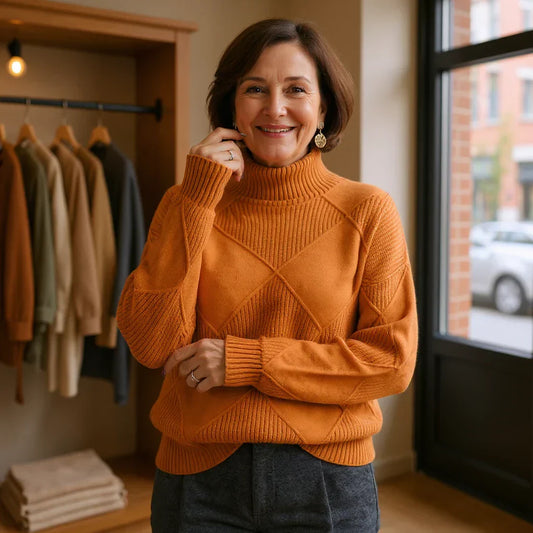 Der Ruth Pullover — Warme Eleganz