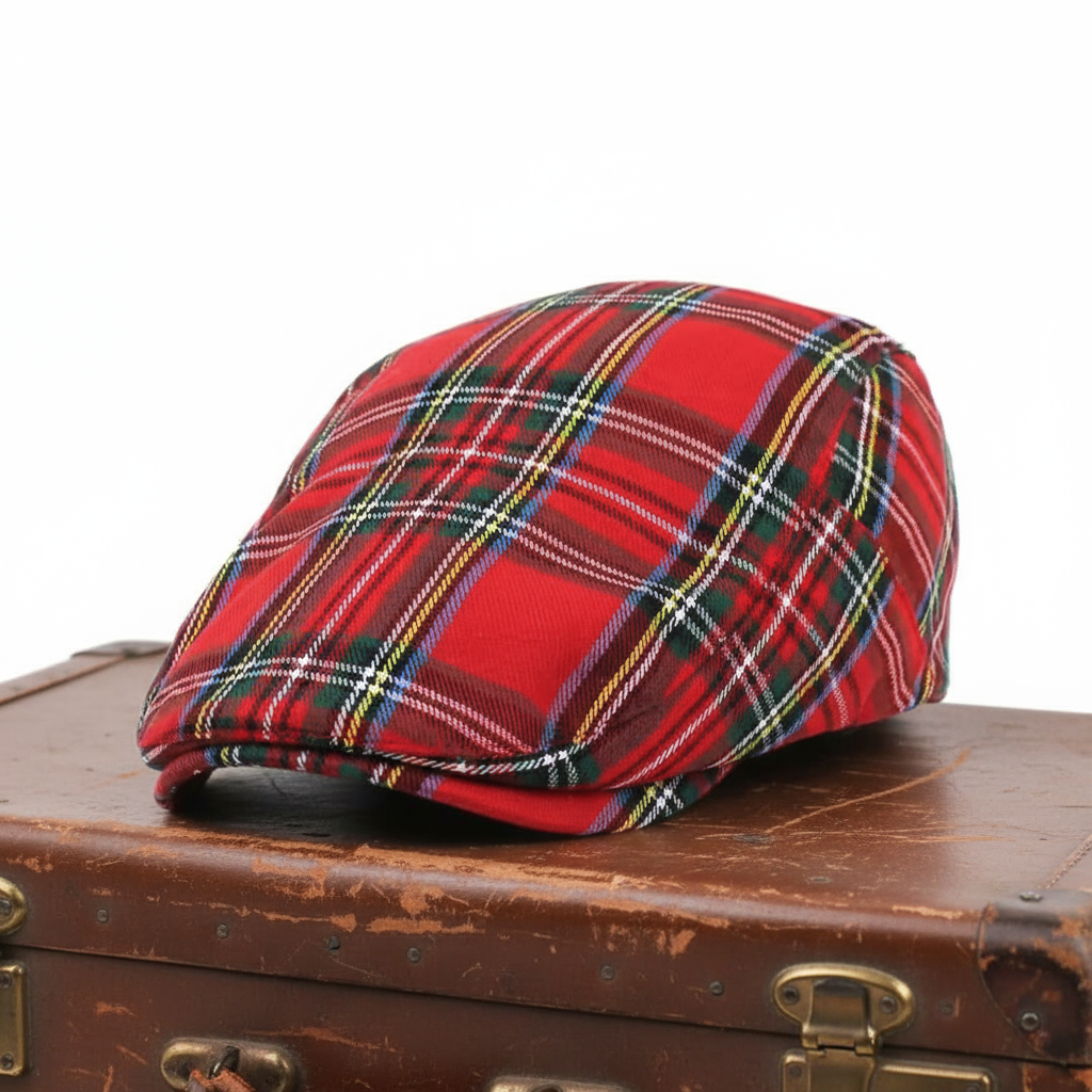 Tartan Baumwoll Ivy Cap | BOSTON