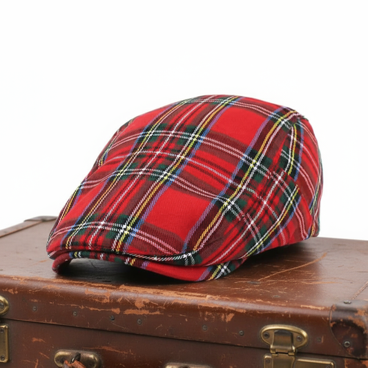Tartan Baumwoll Ivy Cap | BOSTON
