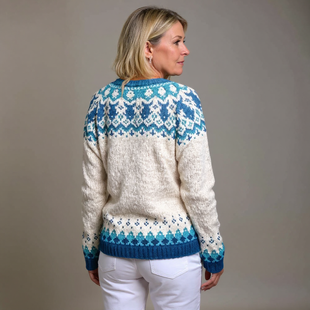Patricia | Vintage Isländischer Handgefertigter Cardigan