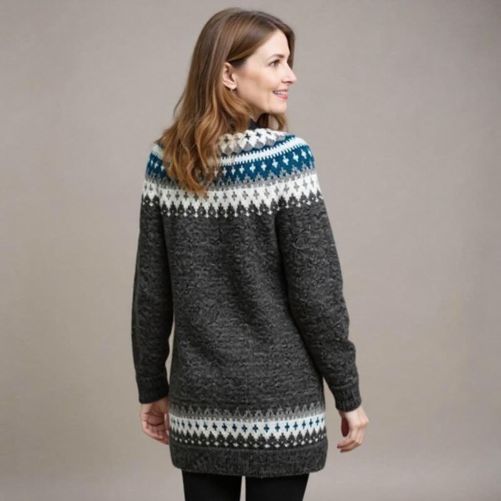 Gillian | Vintage Isländischer Pullover