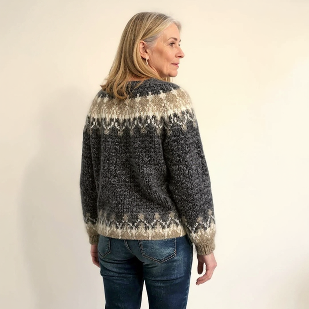 Frances | Vintage Isländischer Pullover