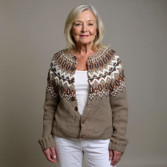 Carol | Vintage Isländischer Cardigan