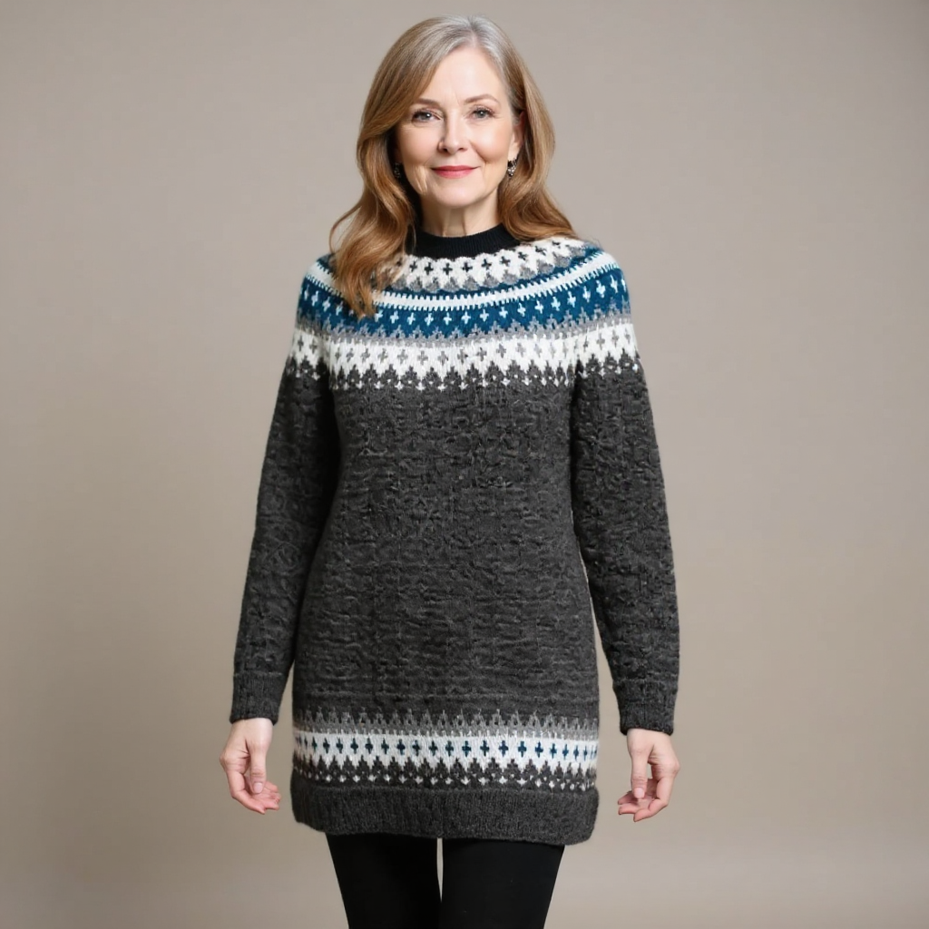 Gillian | Vintage Isländischer Pullover