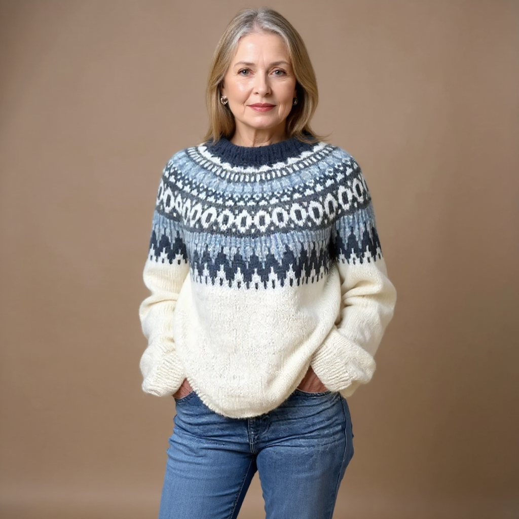 Jacqueline | Vintage Isländischer Pullover