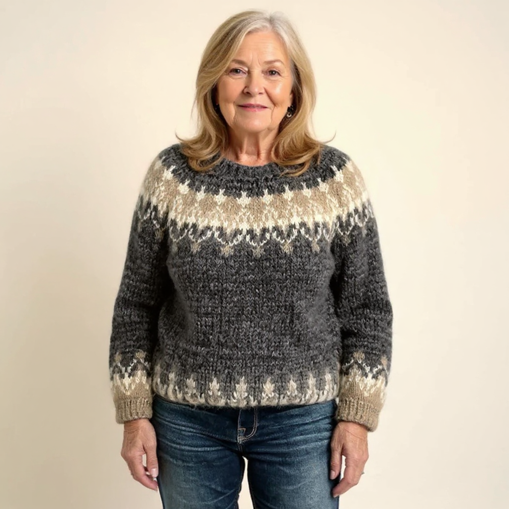 Frances | Vintage Isländischer Pullover