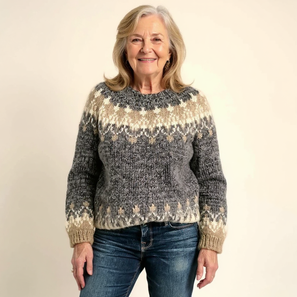 Frances | Vintage Isländischer Pullover
