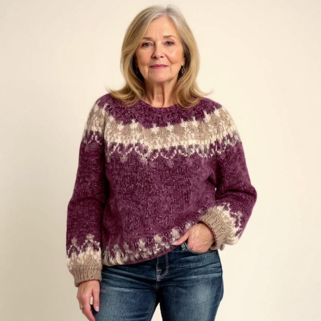 Frances | Vintage Isländischer Pullover