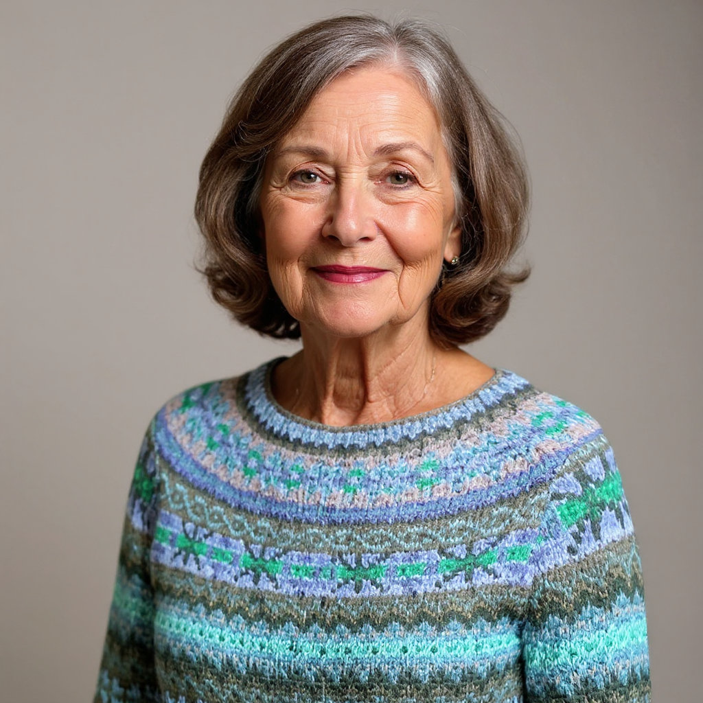 Hilary | Vintage Isländischer Pullover