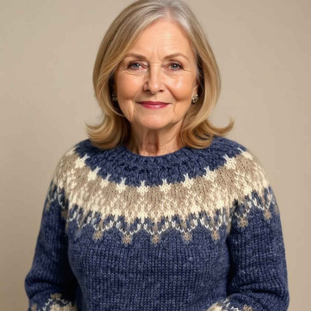 Frances | Vintage Isländischer Pullover